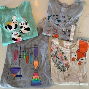 Little girls shirts TOTAL of 4!!!!